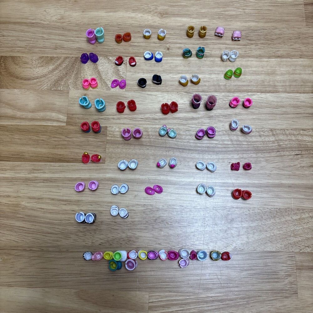 L.O.L Large Mixed LOT 37 LOL Dolls Shoes, 3" and 1.5" Dolls Plus Single Shoes